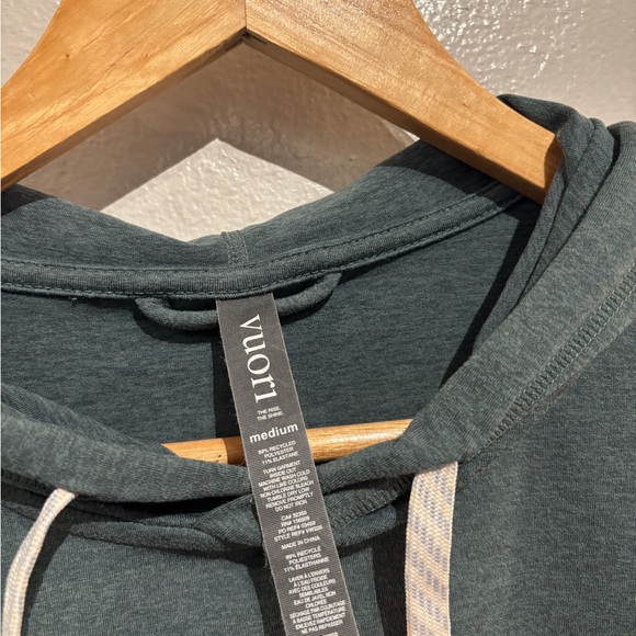Vuori Halo Essential Hoodie Green - Picture 5 of 5